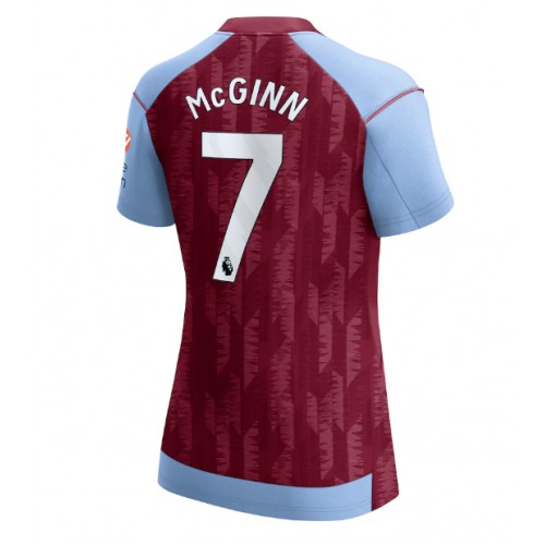 Fotbalové Dres Aston Villa John McGinn #7 Dámské Domácí 2023-24 Krátký Rukáv